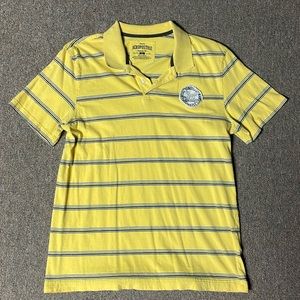 Aeropostale short sleeve polo dress shirt, Large, 3 button 100% cotton